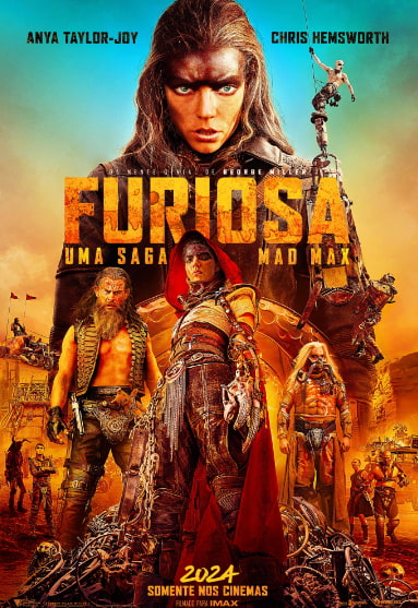 Cartaz promocional de Furiosa: Uma Saga Mad Max