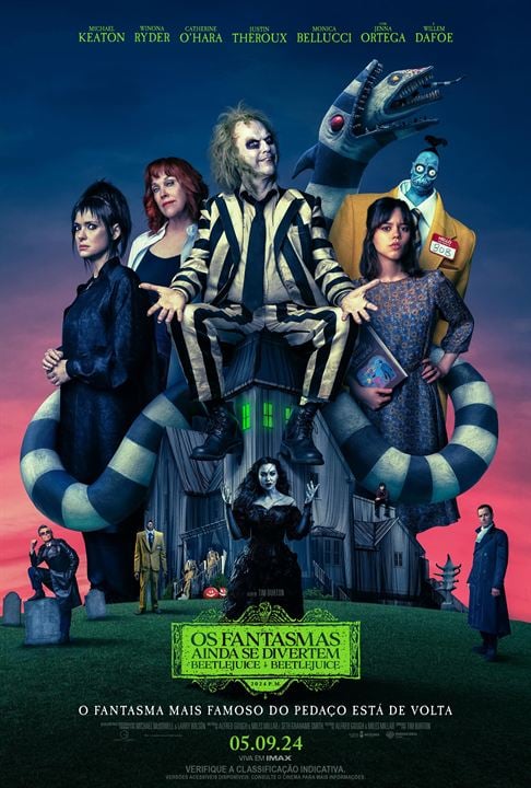 Poster nacional de Os Fantasmas Ainda se Divertem: Beetlejuice Beetlejuice