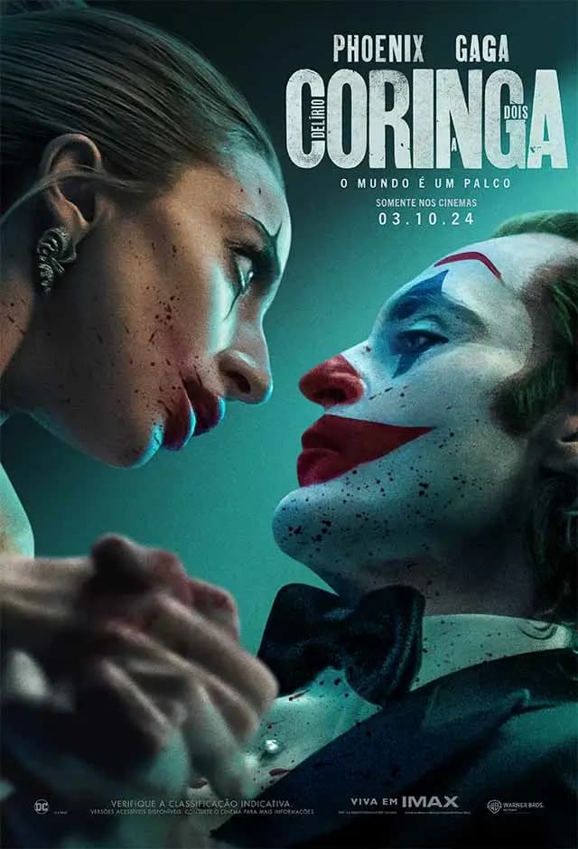 Cartaz nacional de Coringa: Delírio à Dois