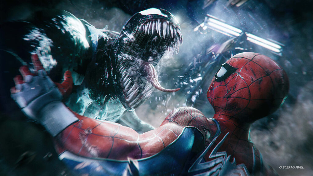 Embate de Venom e Spiderman