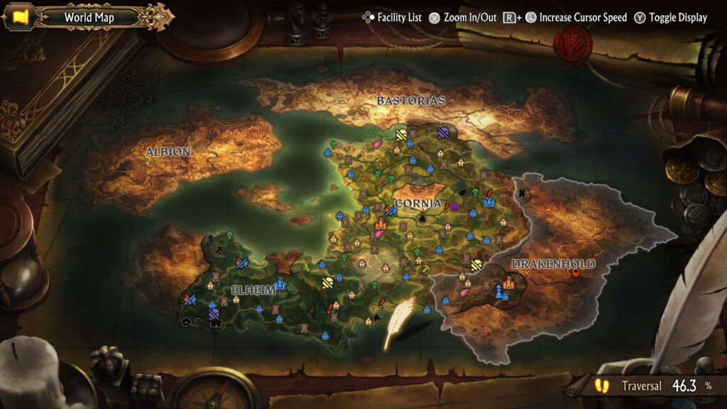 Unicorn Overlord - Mapa